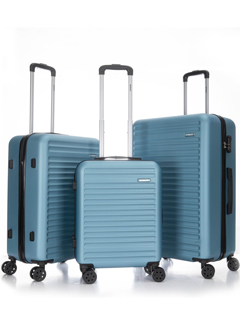 Hard Case Travel Luggage Set 3Pcs With Spinner Wheels 20/24/28 Inches