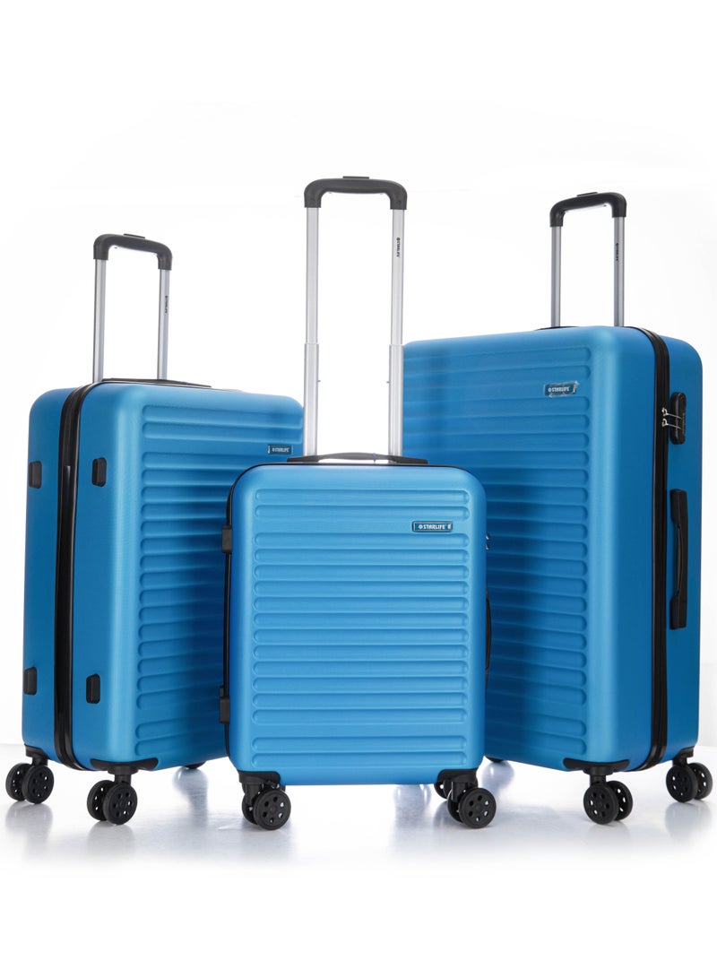 Hard Case Travel Luggage Set 3Pcs With Spinner Wheels 20/24/28 Inches