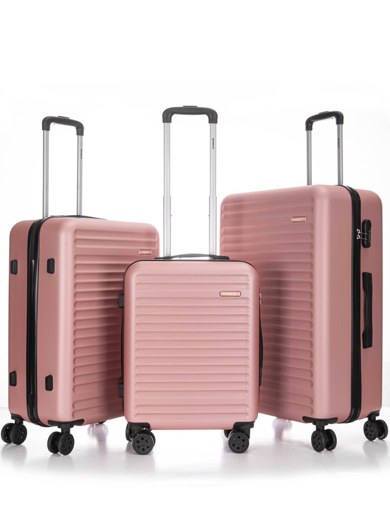 Hard Case Travel Luggage Set 3Pcs With Spinner Wheels 20/24/28 Inches