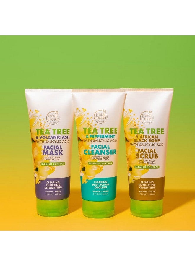 Pure Purifying Tea Tree Facial Mask + Facial Cleanser Combo For Oily, Acne Prone Skin Type | No Sulphates, Silicones, Mineral Oil | 100% Vegan And Cruelty Free 400 Ml