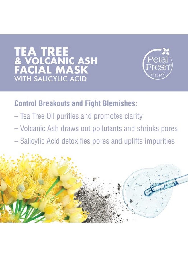Pure Purifying Tea Tree Facial Mask + Facial Cleanser Combo For Oily, Acne Prone Skin Type | No Sulphates, Silicones, Mineral Oil | 100% Vegan And Cruelty Free 400 Ml