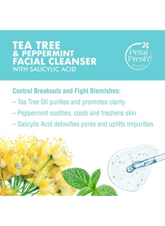 Pure Purifying Tea Tree Facial Mask + Facial Cleanser Combo For Oily, Acne Prone Skin Type | No Sulphates, Silicones, Mineral Oil | 100% Vegan And Cruelty Free 400 Ml