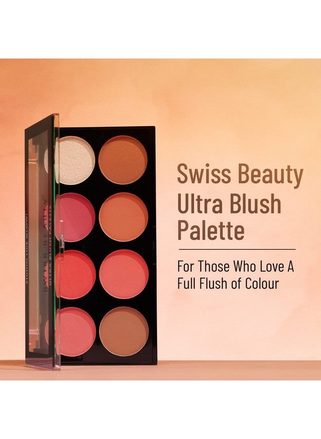 Ultra Blush Palette With Highly Blendable Shades | Pigmented Blusher For A Natural Flush | Shade-3, 16Gm|