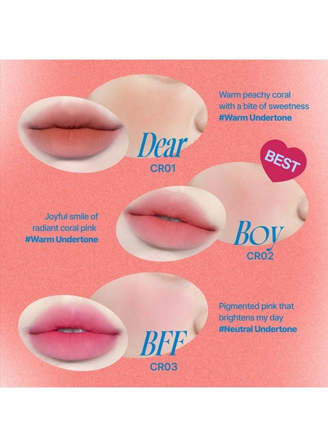 Lip&Cheek Blurry Pudding Pot | Bestie Moment - BFF | Makeup Blush, Buildable Lightweight, Multi-Use Soft Matte Finish | 5g