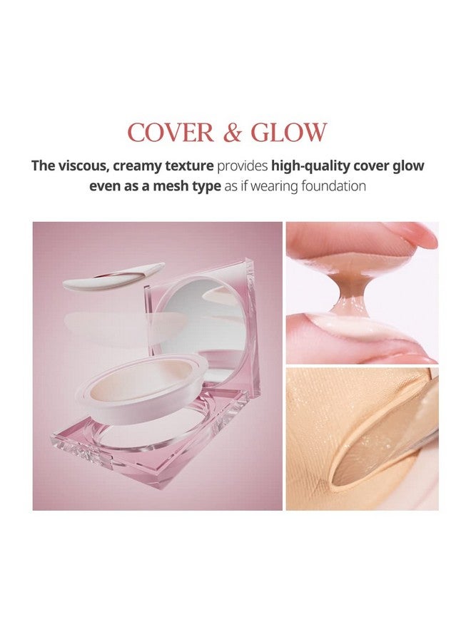 Light Coverage Clio Kill Cover Radiant Mesh Glow Cushion Set For Combination Skin (+Refill) (2 Lingerie)