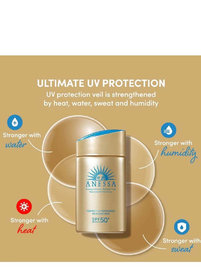 Anessa Perfect UV Sunscreen Skincare Milk SPF50+,60ml