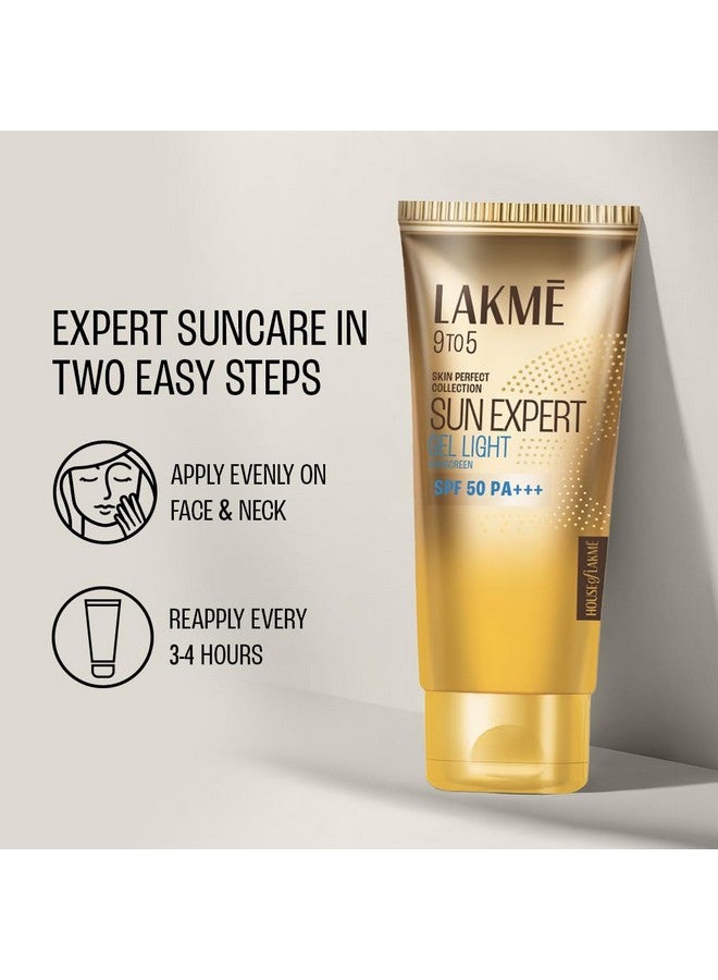 Lakme Sun Expert, Spf 50 Pa+++ Ultra Matte Gel Sunscreen, 100Ml, For Sun Protection, With Vitamin B3, C & E, Blocks Upto 97% Of Harmful Uvb Rays, Lightweight And Non-Sticky, For Men & Women