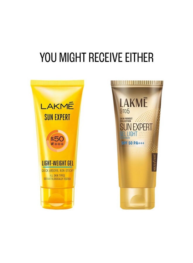 Lakme Sun Expert, Spf 50 Pa+++ Ultra Matte Gel Sunscreen, 100Ml, For Sun Protection, With Vitamin B3, C & E, Blocks Upto 97% Of Harmful Uvb Rays, Lightweight And Non-Sticky, For Men & Women