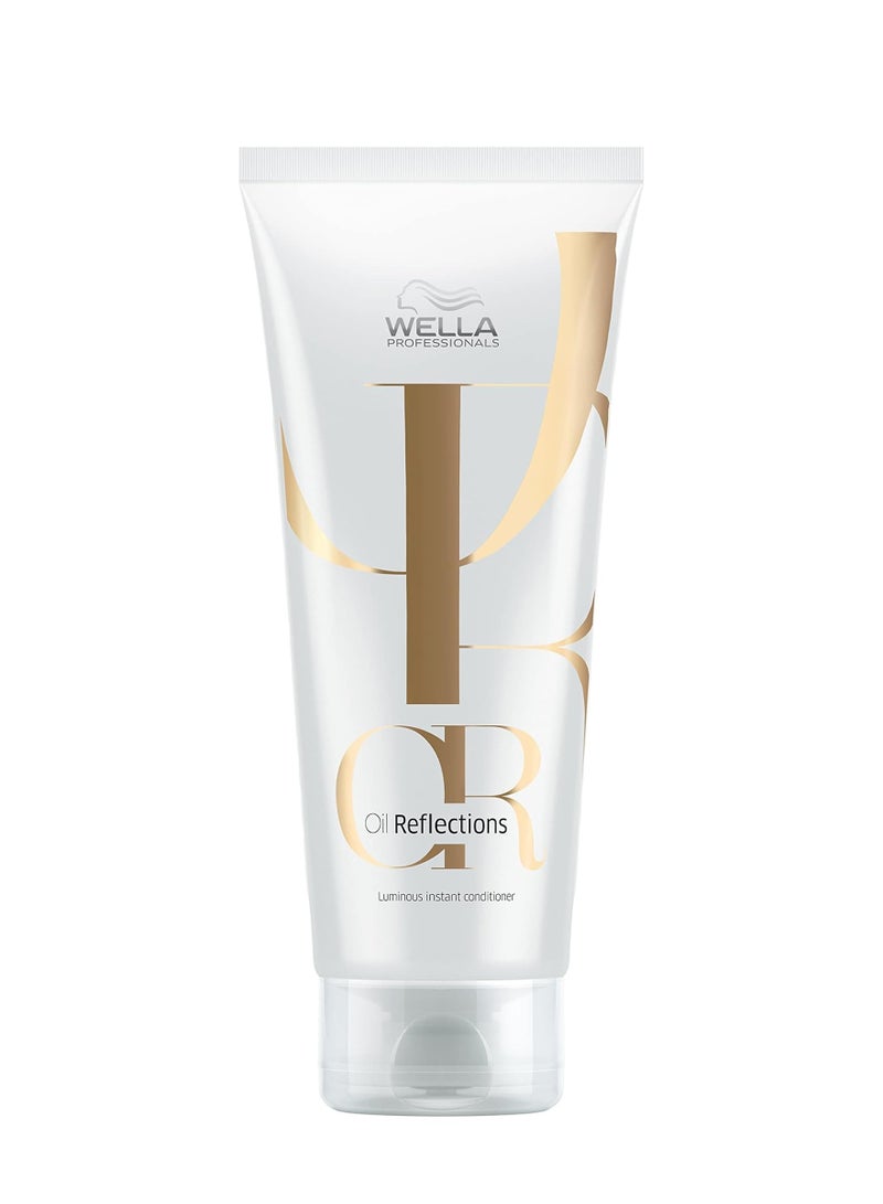 Wella Professionals Oil Reflections Luminous Instant Conditioner for Hair | 200 ml | Moisturizing, Hydrating Hair Treatment | With Camellia Oil & White Tea Extracts