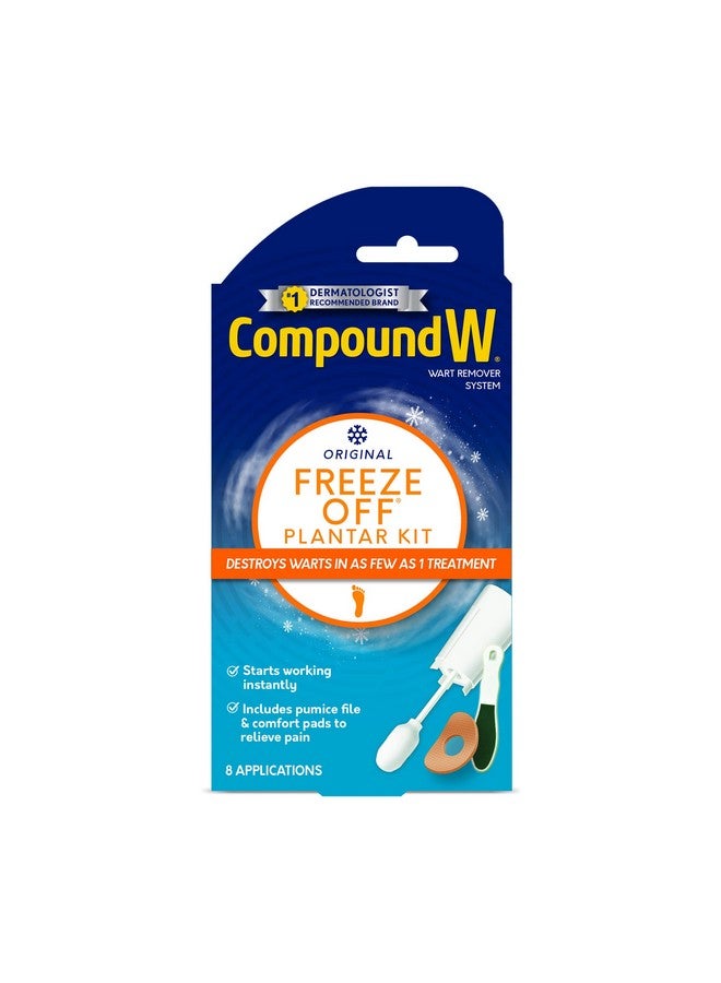 Freeze Off Plantar Wart Remover Kit, 8 Applications,1 Count (Pack Of 1)