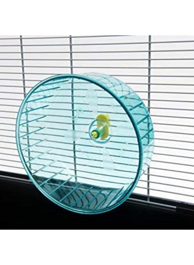 Martha Triple Hamster & Guniea Pigs Cage, Cage Contains A House, Two Platforms, Ladder, Bowl, Exercise Wheel, And Bottle, Fun And Activity Cage For Small Pets, 19 X 12 X 14 Inch