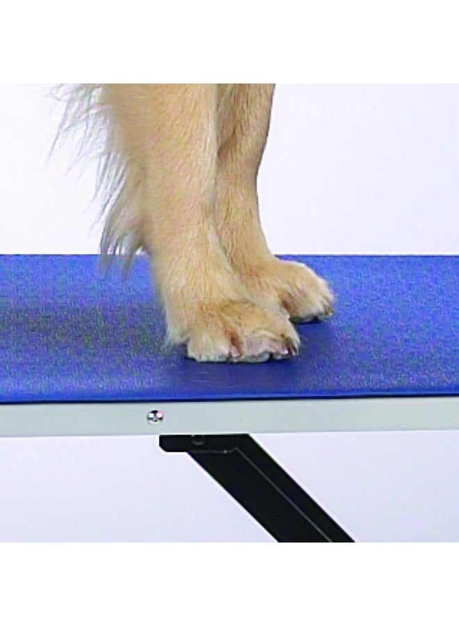 Pvc And Foam Pet Groomer’S Table Mat Blue 24X48 Inch