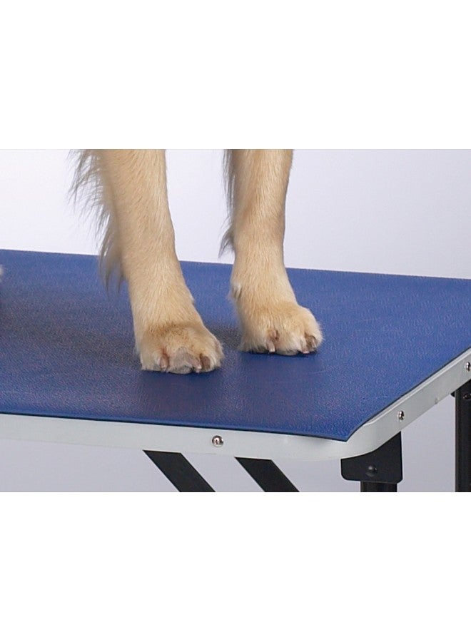 Pvc And Foam Pet Groomer’S Table Mat Blue 24X48 Inch