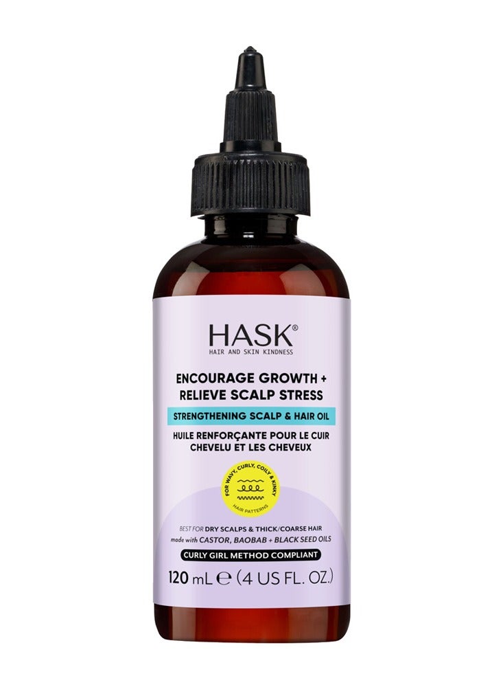 Hask Texture Solutions Hair Strengthening Scalp & Hair Oil 120Ml