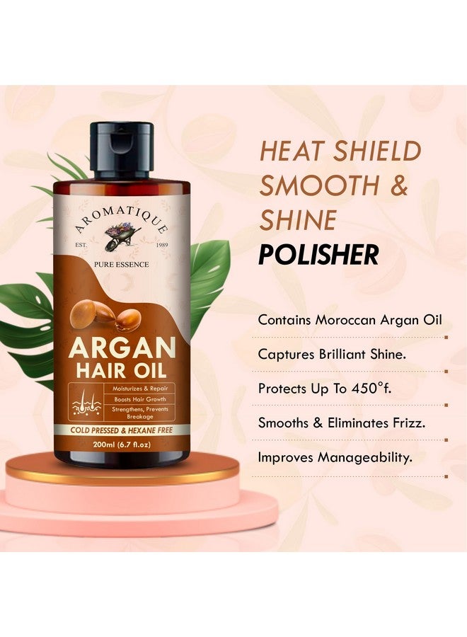 Argan Oil For Hair Growth, Strengthen Dull & Dry Hair, Helps Control Hair Fall & Promotes Hair Growth Multi Purpose Oil 200Ml