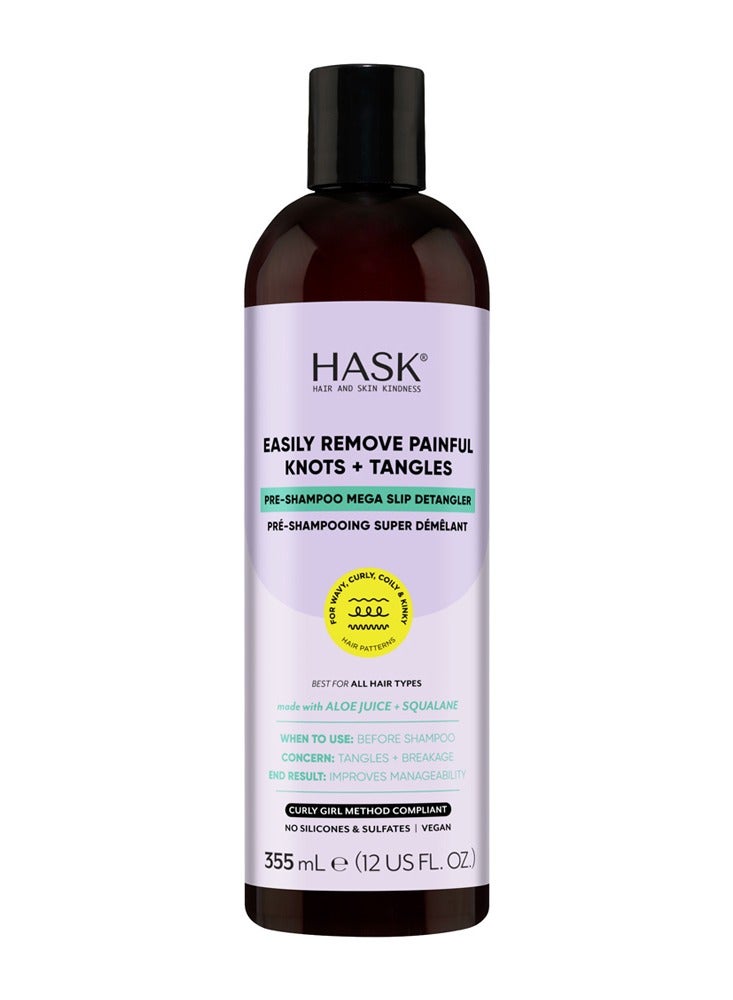 Hask Texture Solutions Pre-Shampoo Mega Slip Detangler 355Ml