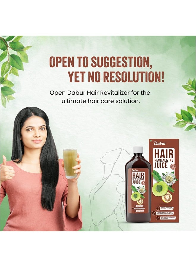 Hair Revitalizing Juice-1L Hair Care Juice For Hair Growth & Hair Fall Control Enriched With 5+ Powerful Ingredients No Artificial Colors, Flavours & Sugars,1000 Grams