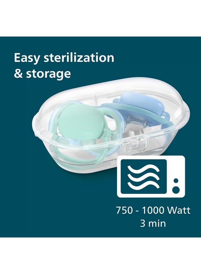 Philips Avent Ultra Air Pacifier Pack Of 2 | High Ventilation | 98% Acceptance | Bpa-Free | For Babies From 6-18 Months (Model Scf085/17)