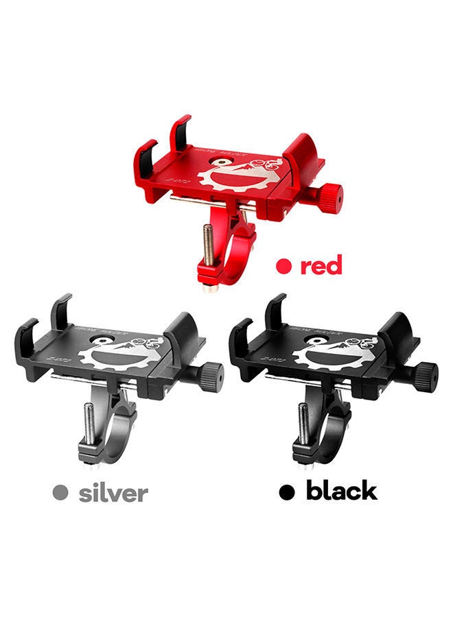 Aluminum Alloy Bicycle Mobile Phone Holder 9x2.8x5.2cm