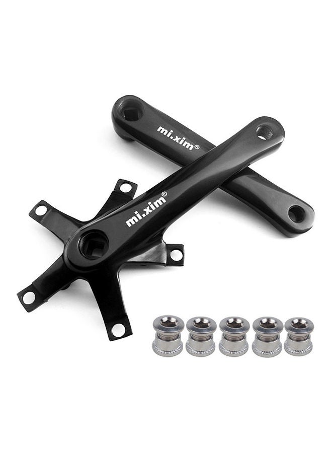 Aluminum Folding Bicycle Hollow One Crank 170mm BCD 130mm Tooth 0.55kg