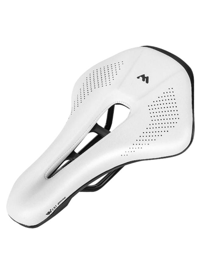 PU Leather Rails Bicycle Seat 25.3x15cm