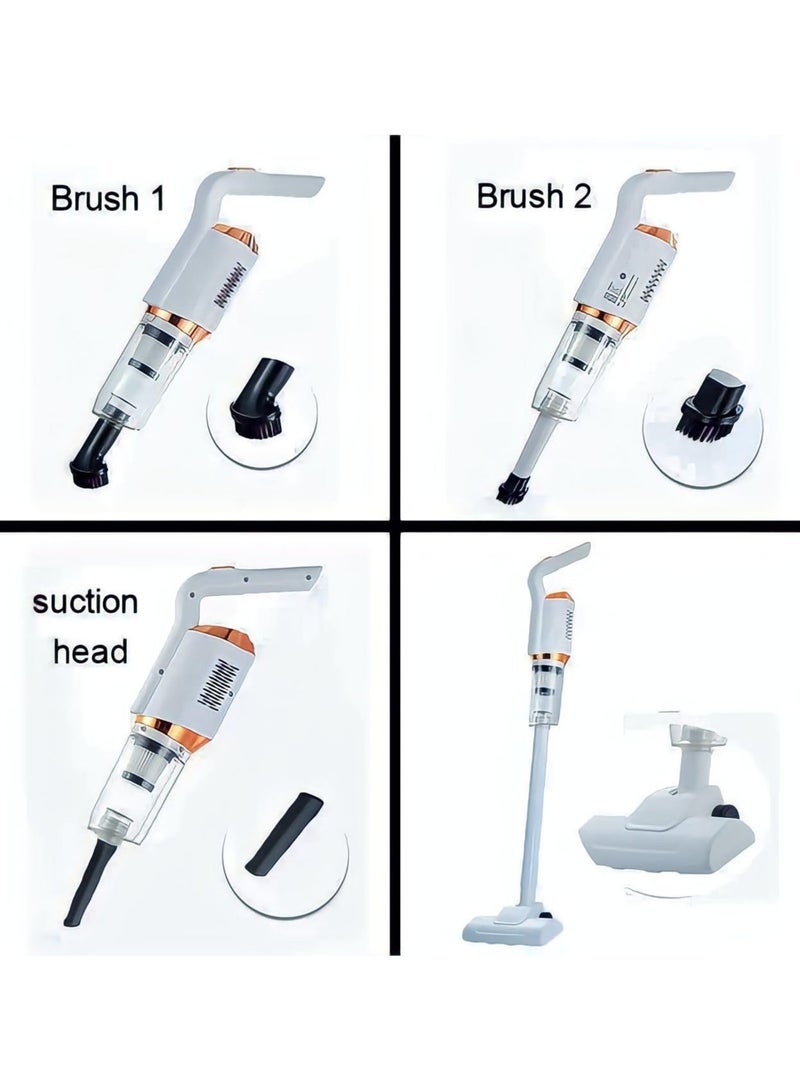 Wireless Vacuum 3 In 1 Wireless Cleaner Stick Vacuum Rechargeable Battery Handheld Vacuums With 8500Pa Powerful Suction