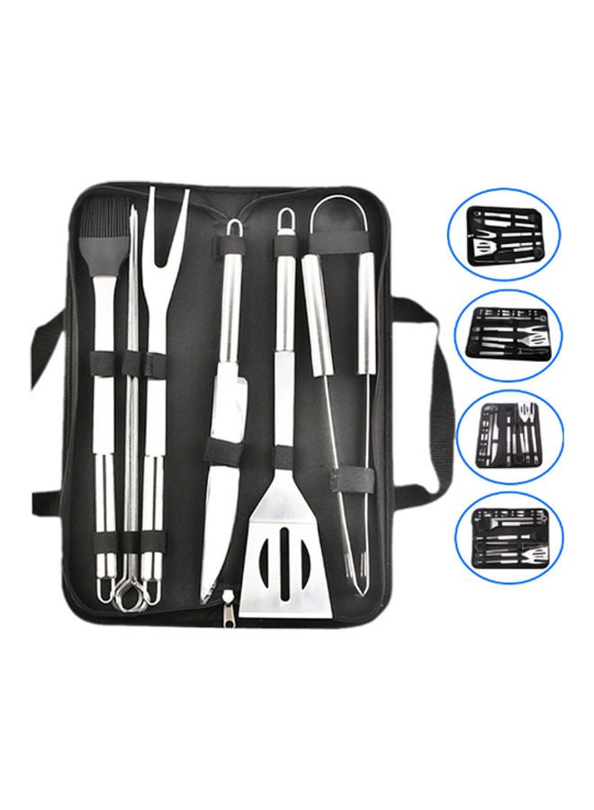 Stainless Steel Barbecue Tool Set 18-piece Combination Outdoor BBQ 1.0 W AU6932 Barbecue tools