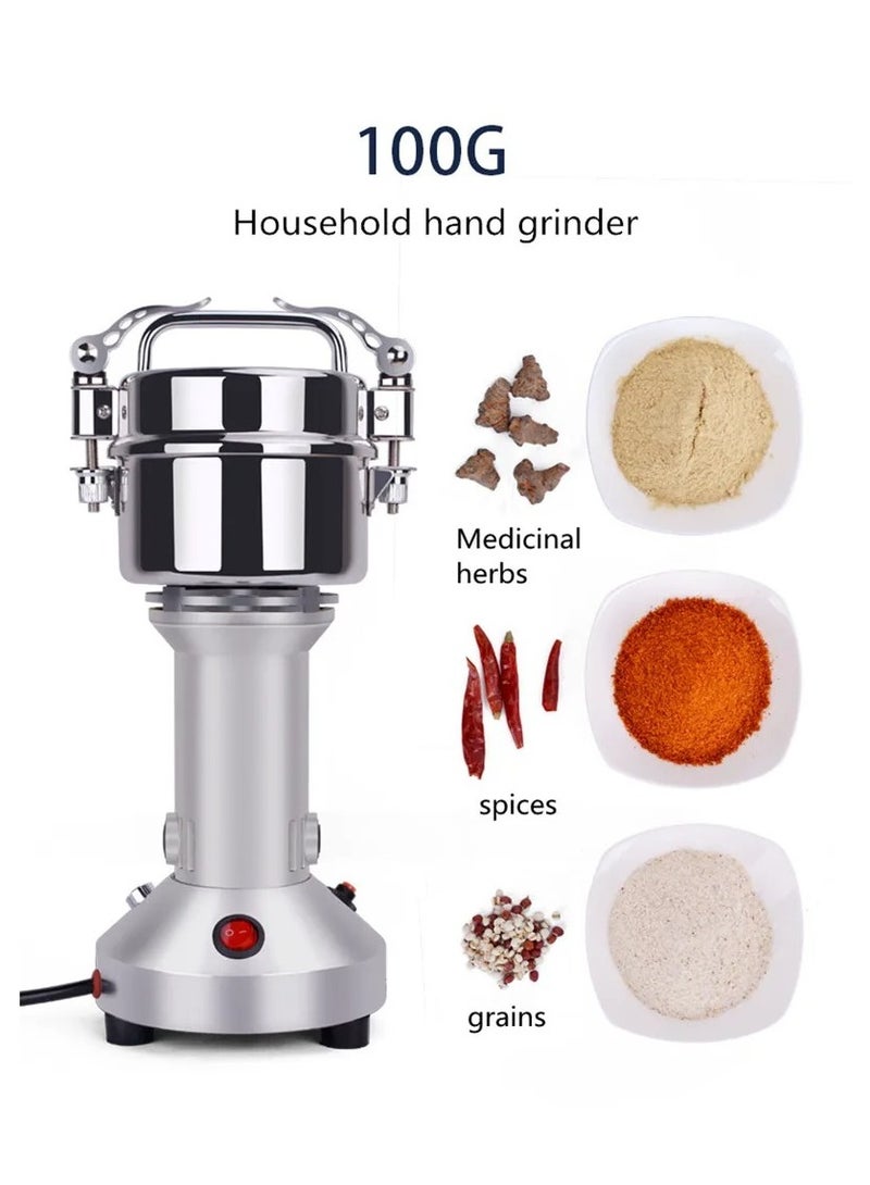 Precision Grinding with the Stainless Steel Electric Grains Mill & Fine Coffee Grinder