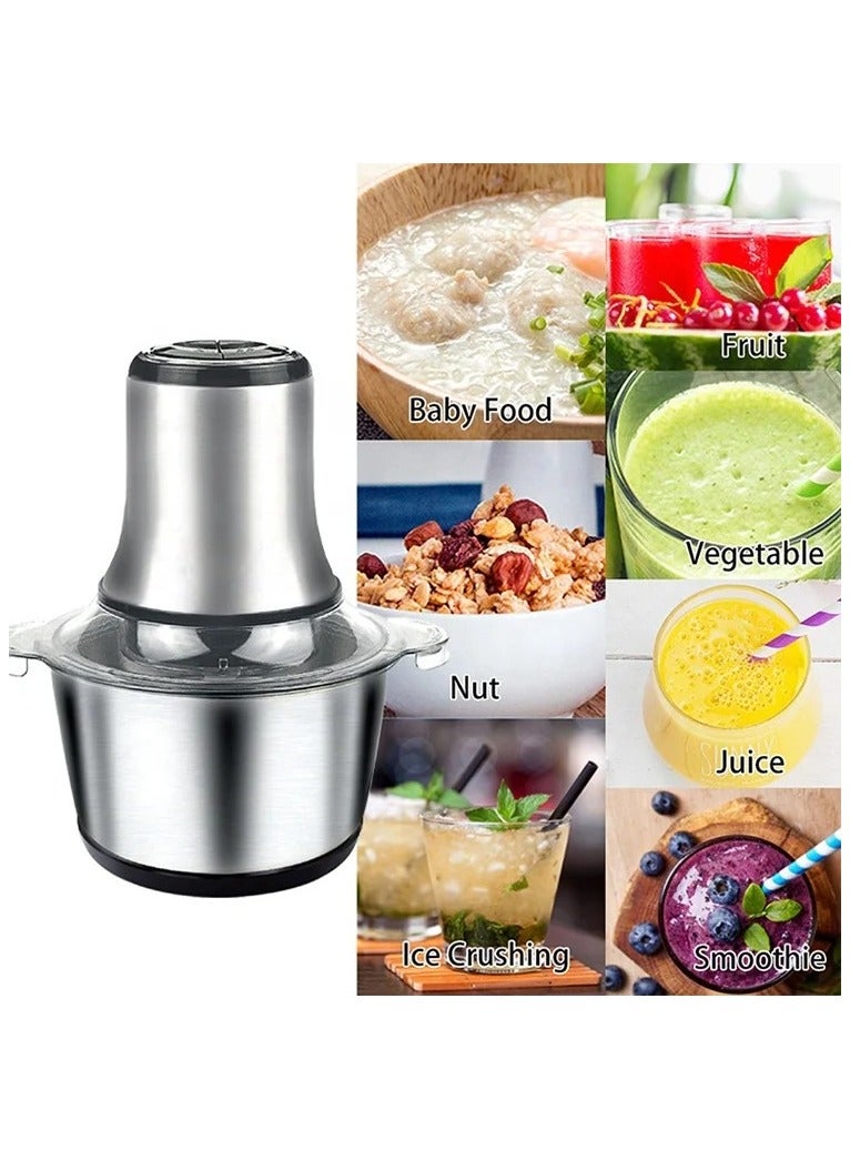 Boost Your Kitchen Efficiency with the 800W 3L Multifunctional Electric Meat Grinder & Food Processor