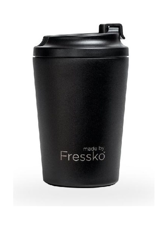 Stainless Steel Reusable Camino Coffee Cup Black 340ml