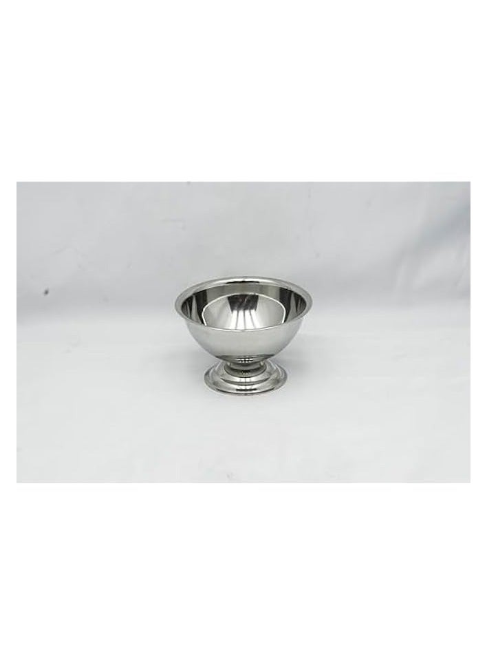 Ice Cream Dish, Silver, 9.5 cm, SDD001, Dessert Dish Bowls , Salad Fruit Bowls , Dessert Cups