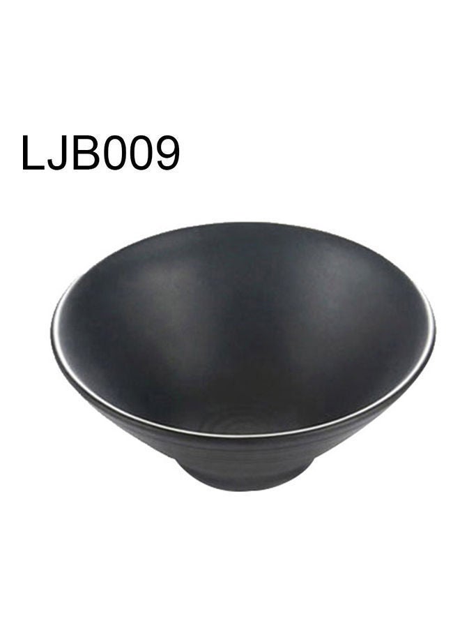 Ramen Noodles Soup Bowl Black