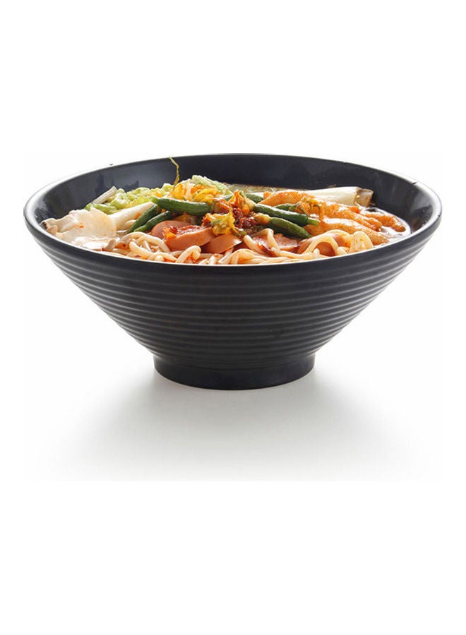 Ramen Noodles Soup Bowl Black