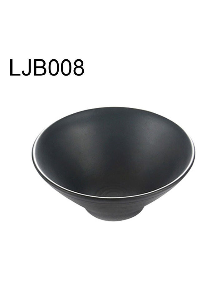 Ramen Noodles Soup Bowl Black