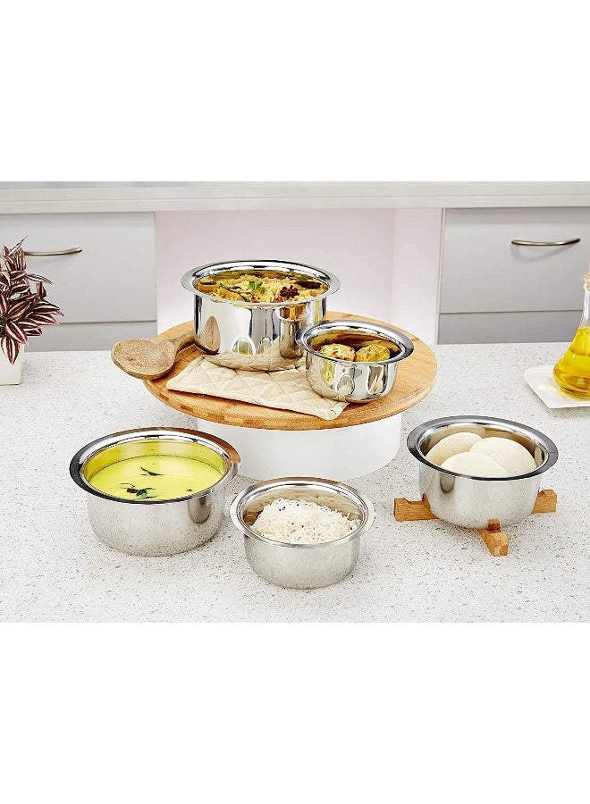 Stainless Steel Tope Set with Lid Stainless Steel Pot Cookware Tope Set 28cm - 7000ml