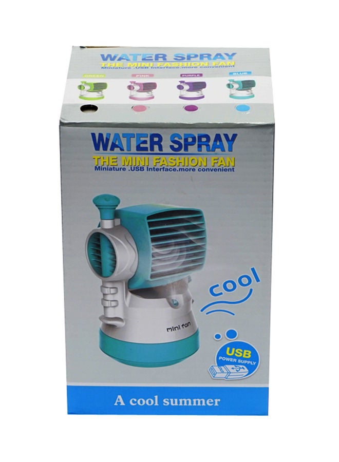 Mini Fan Water Spray Green