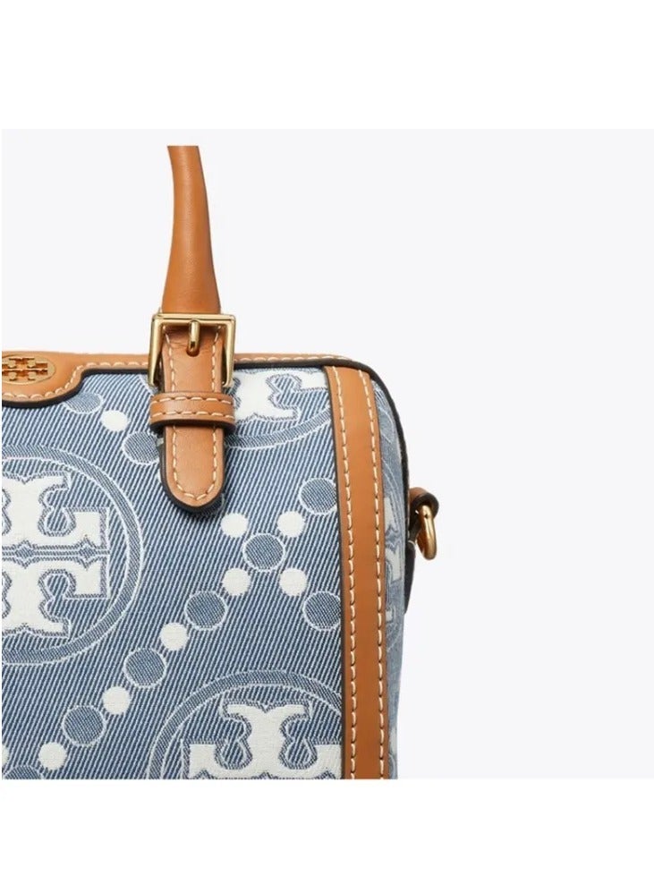 TORY BURCH T Monogram Mini Barrel Bag