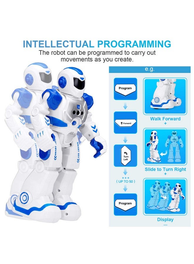 Robots Toy For Kids, Rc Gesture Sensing Toy, Interactive Walking Singing Dancing Robot Birthday Presents For Boys Girls Age 6 7 8 9 Years Old