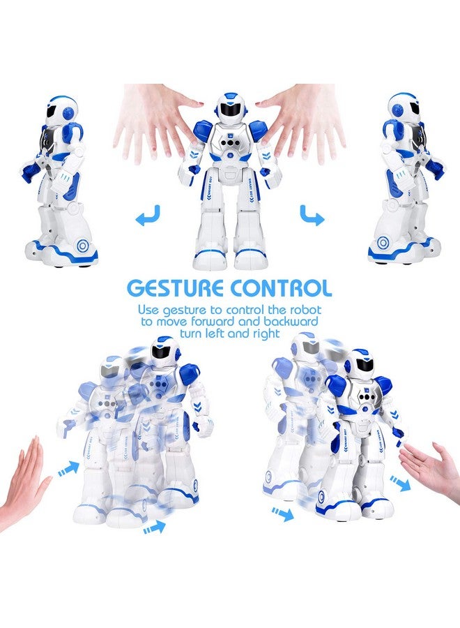 Robots Toy For Kids, Rc Gesture Sensing Toy, Interactive Walking Singing Dancing Robot Birthday Presents For Boys Girls Age 6 7 8 9 Years Old