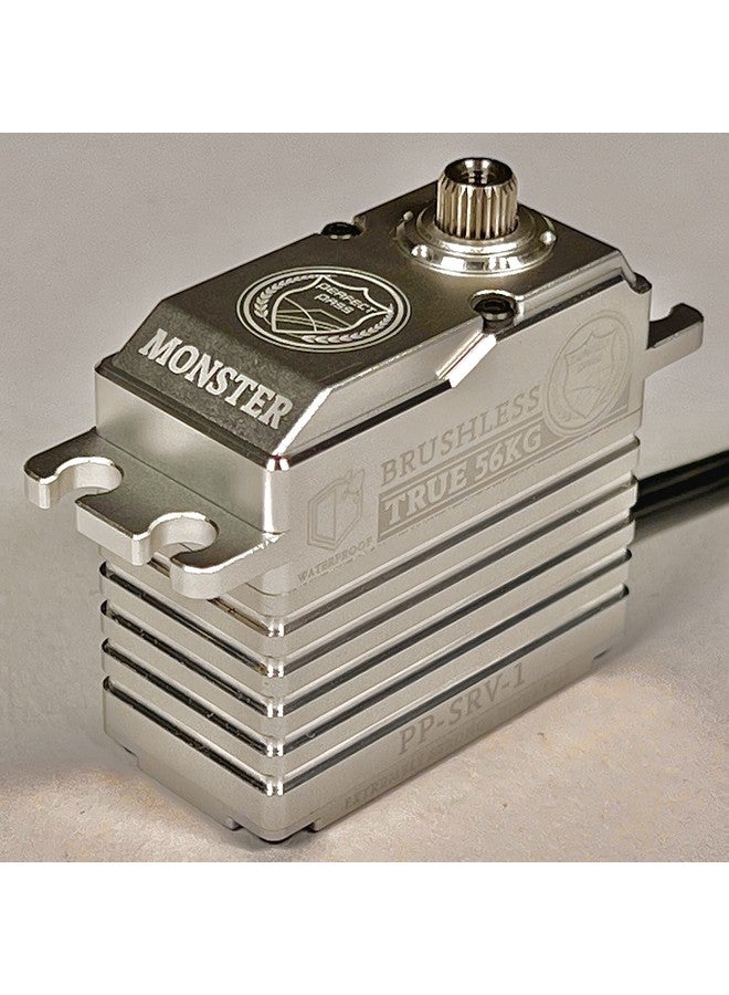 Monster 56Kg Waterproof Brushless High Torque Hv Ultra Fast Digital Servo Full Metal Gears For Rc Car Extremely Precise/Shockproof Rc Car Servo Watch Video!