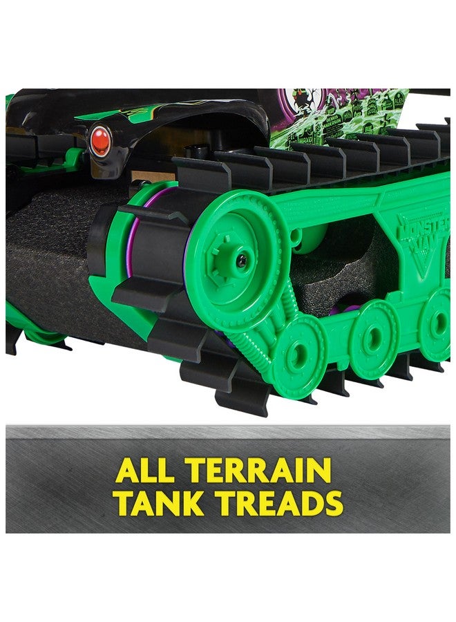 , Official Grave Digger Trax All-Terrain Remote Control Outdoor Vehicle, 1:15 Scale, Kids Toys For Boys And Girls Ages 4 And Up