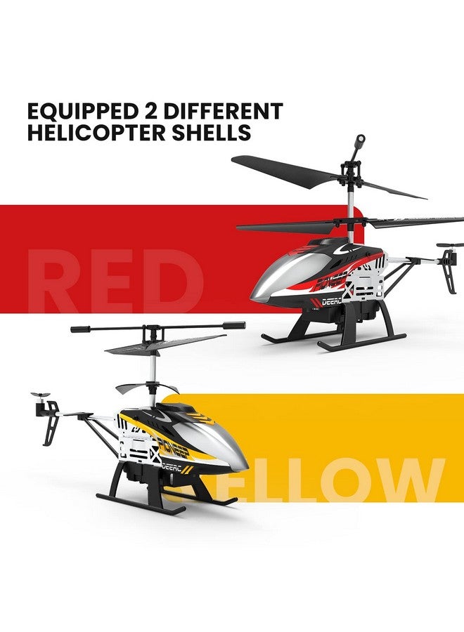 De52 Remote Control Helicopter,Altitude Hold Rc Helicopters With Storage Case Extra Shell,2.4Ghz Aircraft Indoor Flying Toy With High&Low Speed Mode,2 Modular Battery For 24 Min Play Boys Girls