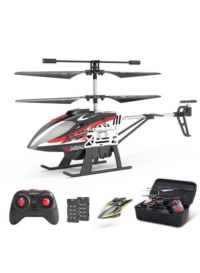 De52 Remote Control Helicopter,Altitude Hold Rc Helicopters With Storage Case Extra Shell,2.4Ghz Aircraft Indoor Flying Toy With High&Low Speed Mode,2 Modular Battery For 24 Min Play Boys Girls