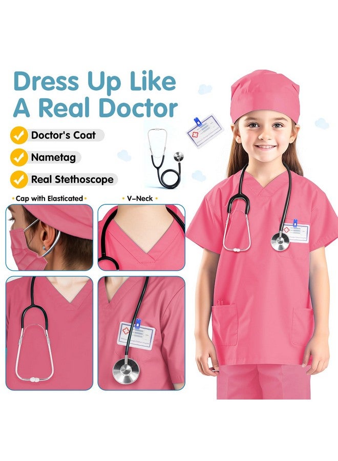 Doctor Costume For Kidstoddler Nurse Scrubs With Accessories Christmas Dress Up Cosplay For Boys Girls 311 Years