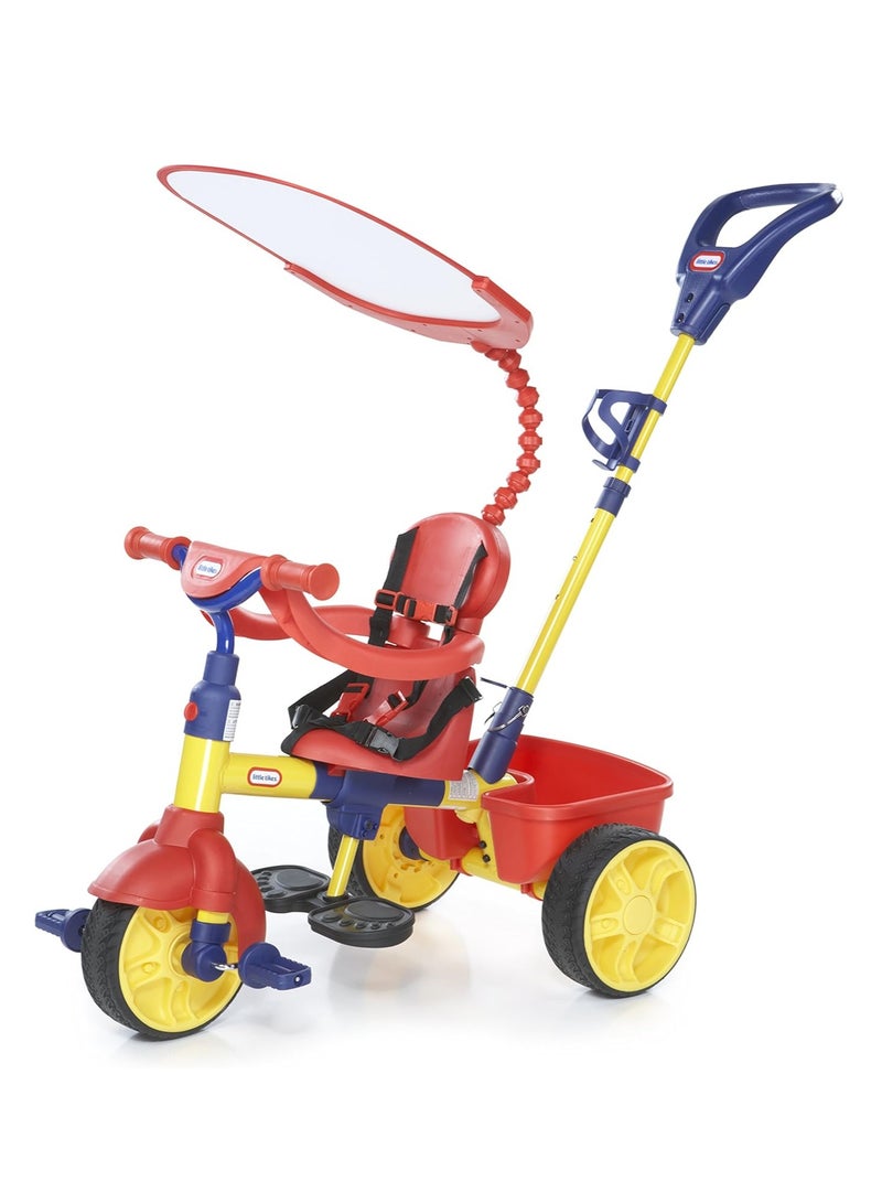 Little Tikes 4 in 1 Trike - Red and Yellow