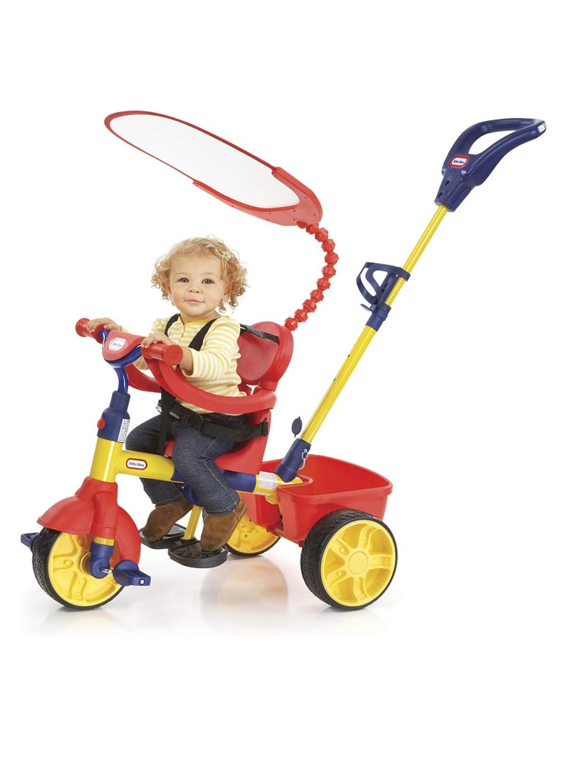 Little Tikes 4 in 1 Trike - Red and Yellow