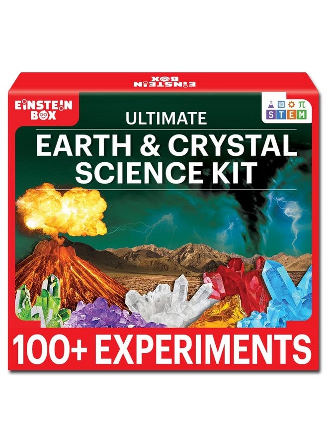 Ultimate Earth & Crystal Science Kit | Science Kits For Kids Age 6-14 | Stem Projects | Learning & Education Toys For 6-8-10-12-14 Year Old Boys & Girls | Gift Ideas For Boys & Girls |