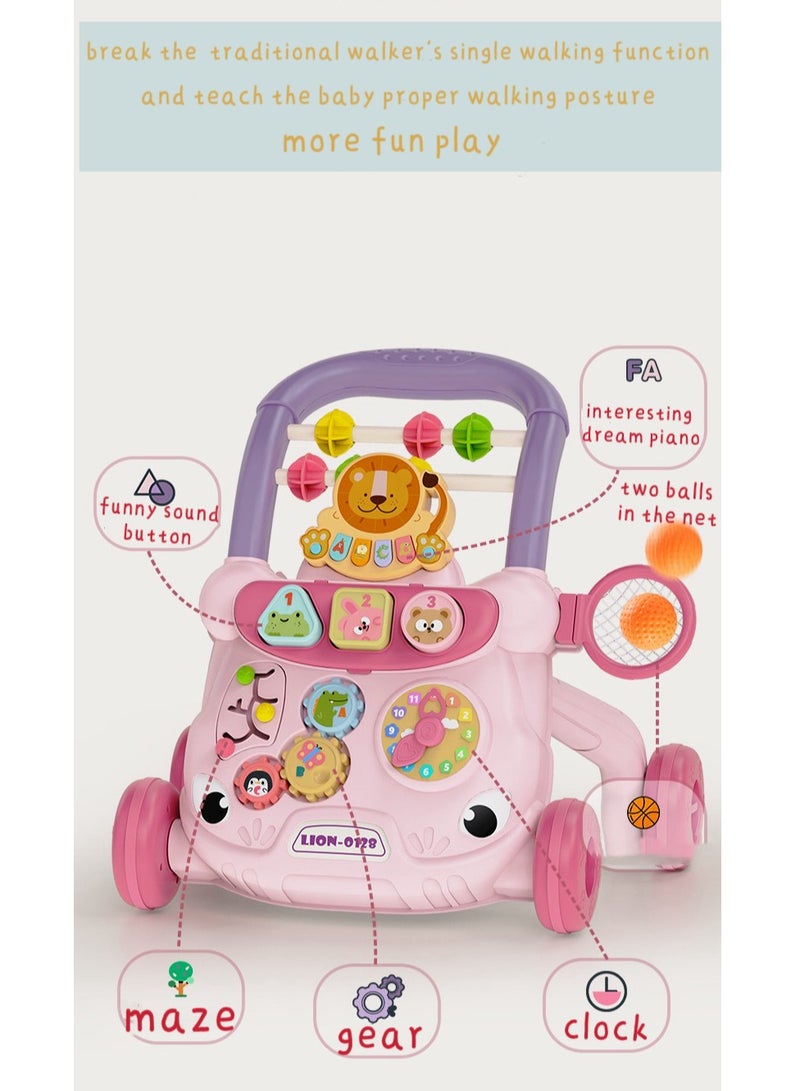 Baby Walker multifunctional baby stand walker.With music,early eduction baby toys.