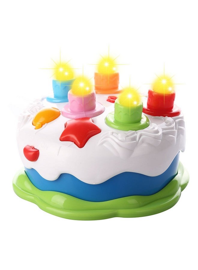 Baby Birthday Cake Toy With Candles Music Toy For 2 3 4 5 Years Old Toddler Christmas Gift