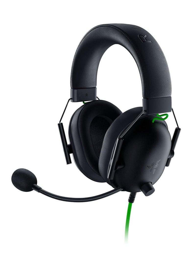 Razer BlackShark V2 X Gaming Headset: 7.1 Surround Sound, 50mm Drivers, Memory Foam Cushion, for PC, PS4, PS5, Switch, Xbox One, Xbox Series X|S, Mobile, 3.5mm Audio Jack, Classic Black